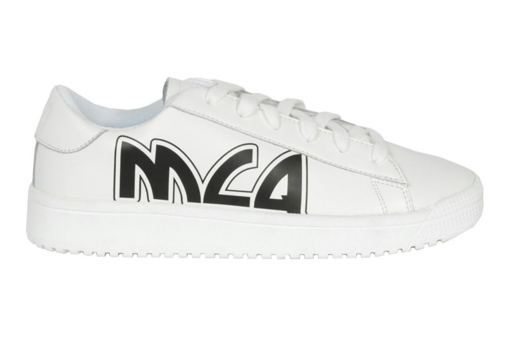Alexander McQueen // Black Leather Treaded Sneakers – VSP Consignment